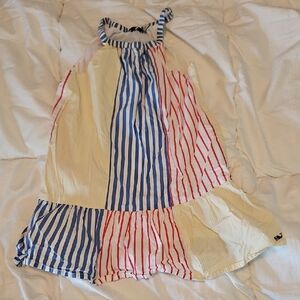Striped Sleeveless Dress
